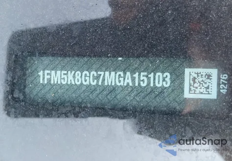 2021 Ford Explorer St from USA, damaged, VIN 1FM5K8GC7MGA15103